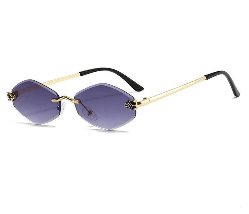 Aura sunglasses in gradient gray UV400 lenses