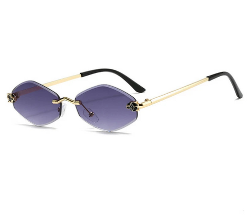 Aura sunglasses in gradient gray UV400 lenses