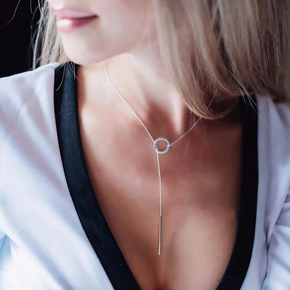 Geometric Chain Necklace