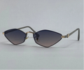 Valkyrie sunglasses in gray and orange gradient lenses
