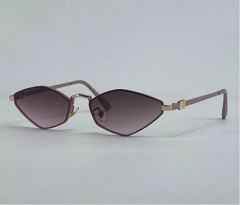 Valkyrie sunglasses in pink and gray gradient lenses