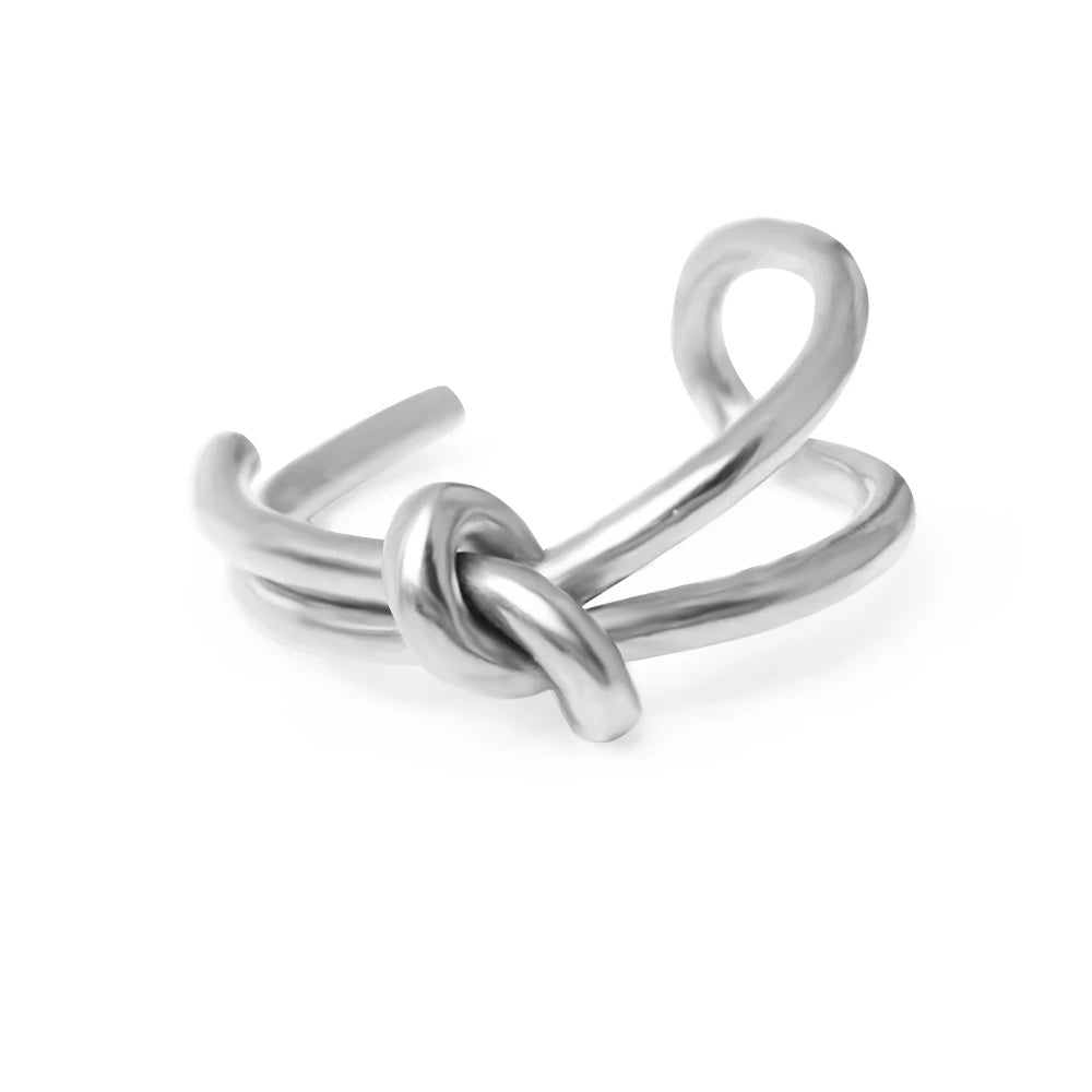Silver stainless steel wide geometric band, 9mm width, minimalist design"