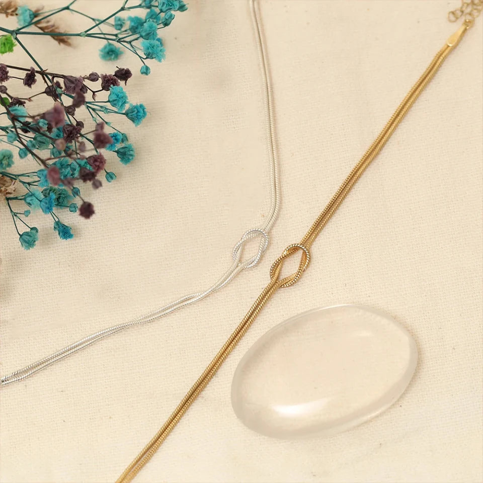Silver and gold stainless steel bracelet by Allure & Aura